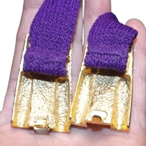 Purple Knit Belt, 32\